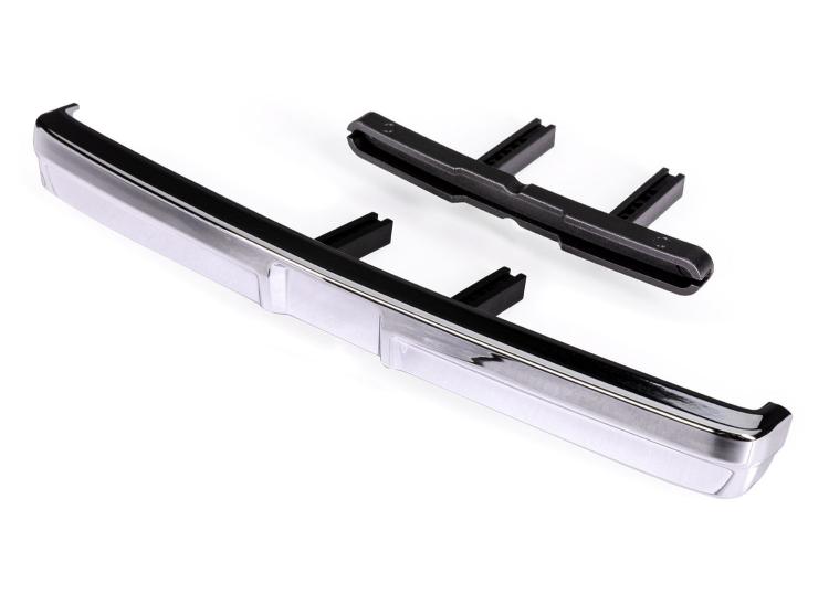 Traxxas 8069X BUMPER FRONT (CHROME)/MOUNT (2)